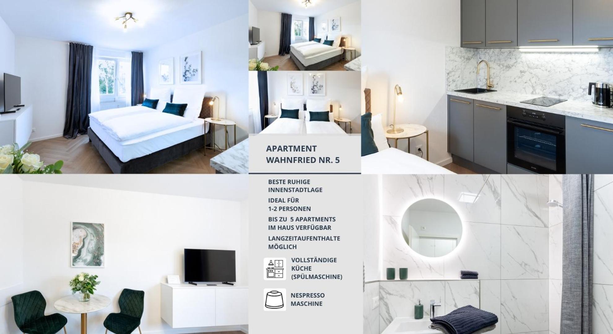 Apartment Wahnfried No5 - Zentrales Cityapartment Kueche Mit Duschbad - 300M Zur Fussgaengerzone بايروث المظهر الخارجي الصورة